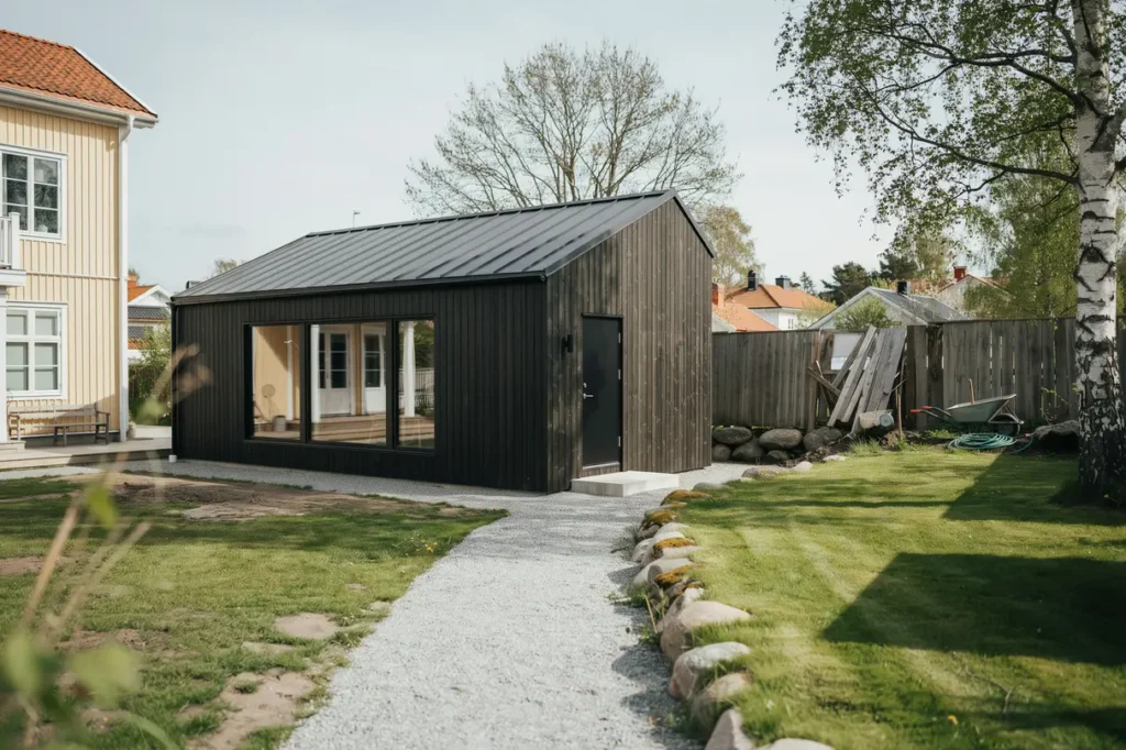 bygga attefallshus p tomten smart extraboende som h jer v rdet p din villa